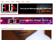Tablet Screenshot of faithcommunitiesunited.org